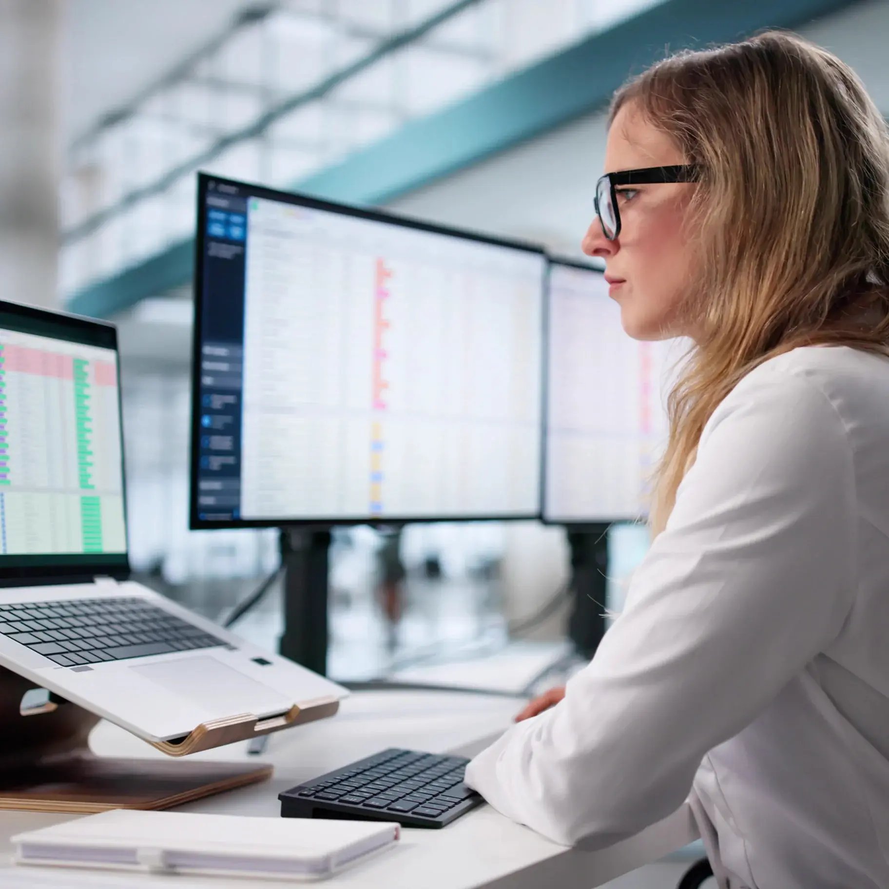 Administrator-looking-at-screen