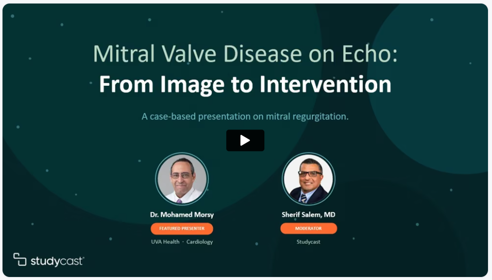 Mitral Valve Disease on Echo: From Image to Intervention